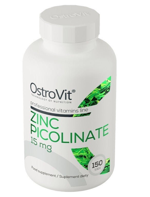OstroVit Zinc Picolinate 15mg 150 Tabletten Zink Immunsystem Testosteron NirooX