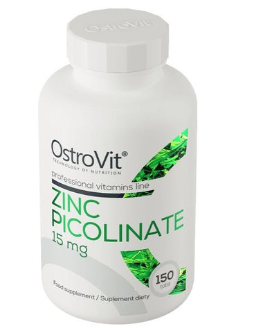 OstroVit Zinc Picolinate 15mg 150 Tabletten Zink Immunsystem Testosteron NirooX