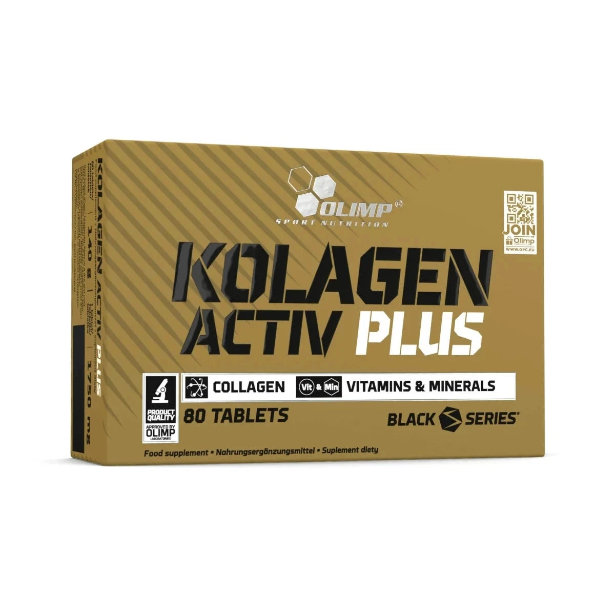 Olimp Kolagen Activ Plus 80 Tabletten Kollagen Typ I II Gelenke Haut Bindegewebe NirooX