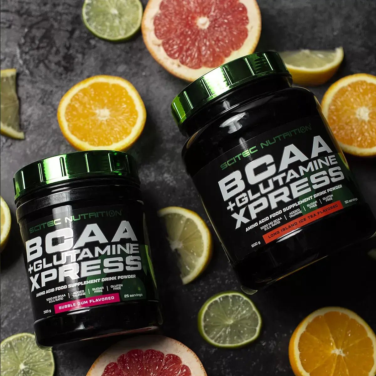 2x Scitec Nutrition BCAA + Glutamine Xpress 600g Doppelpack 1200g – BCAAs und Glutamin Aminosäuren für Muskelaufbau und Regeneration