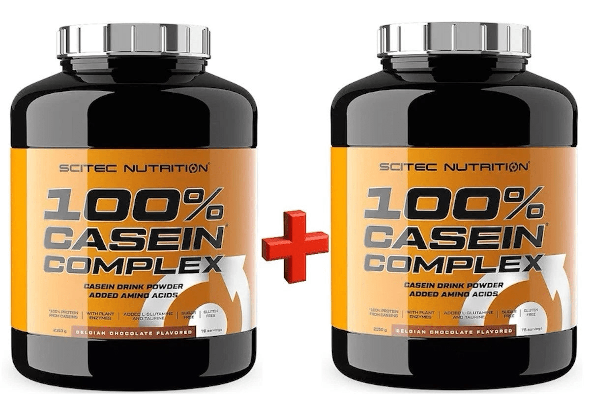 Scitec Nutrition 100% Casein Complex – 2x 2350g + Bonus | Nachtprotein - NirooX NutritionNirooX Nutrition