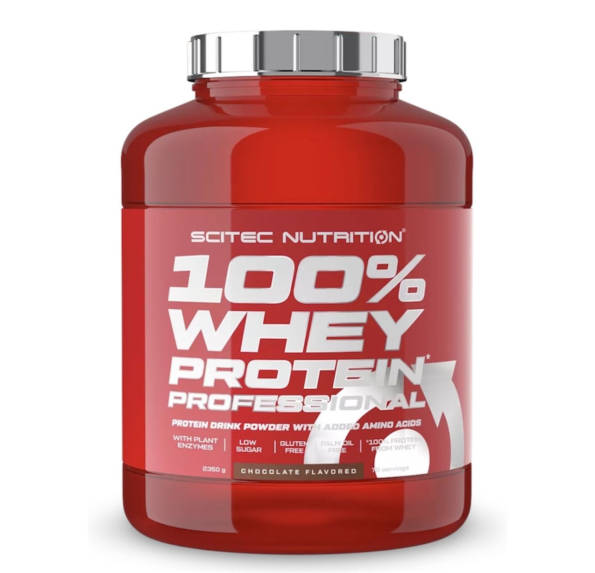 Scitec Nutrition 100% Whey Protein Professional 2350g mit Leucin Glutamin Arginin für Muskelaufbau und Regeneration