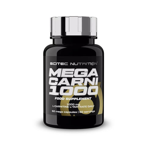 Scitec Nutrition Mega Carni 1000 L-Carnitin 60 Kapseln Food Supplement/ 2 x 60 k - NirooX NutritionNirooX Nutrition