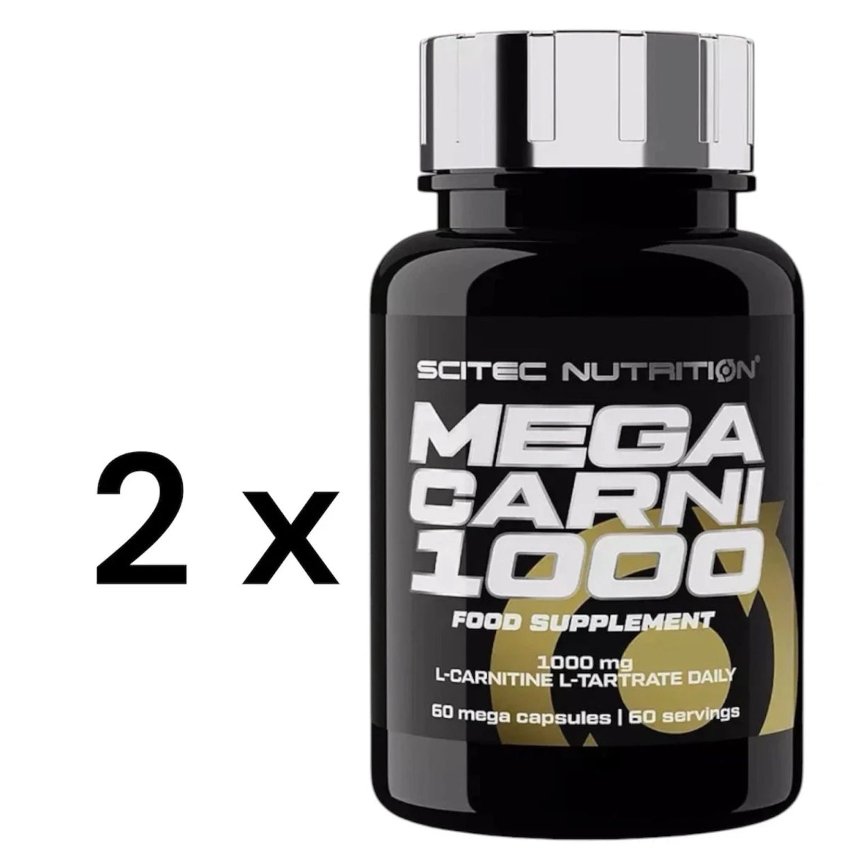 Scitec Nutrition Mega Carni 1000 L-Carnitin 60 Kapseln Food Supplement/ 2 x 60 k - NirooX NutritionNirooX Nutrition