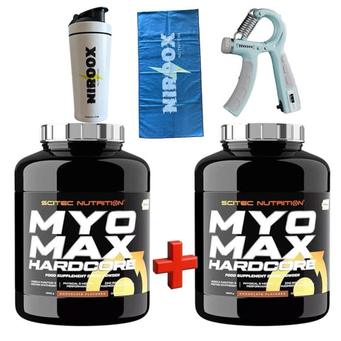 Scitec Nutrition MyoMax Hardcore Protein-Carb-K<wbr/>ombination -2x2800g, Schoko/5,6k5 - NirooX NutritionScitec Nutrition