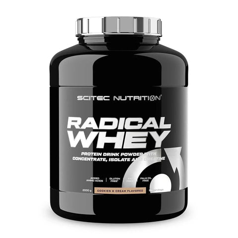 Scitec Nutrition Radical Whey – 2000g + Bonus | Whey Protein Muskelaufbau - NirooX NutritionNirooX Nutrition